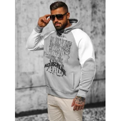 Vyriškas pilkas džemperis No Discipline