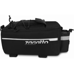 Juodas dviračio krepšys Rono