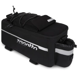 Juodas dviračio krepšys Rono