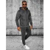 Pilkas vyriškas veliūrinis komplektas Silk JS/8C1169/29 Premium