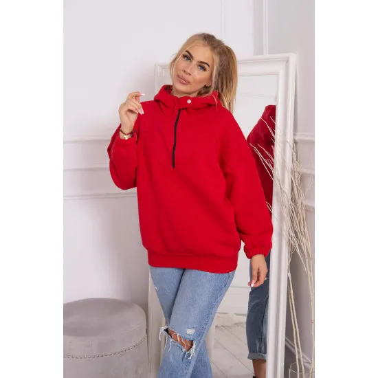 Red jumper for women Kesi 21810