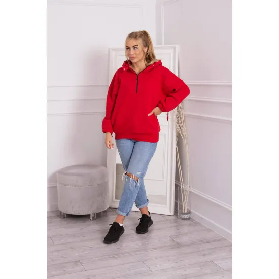 Red jumper for women Kesi 21810