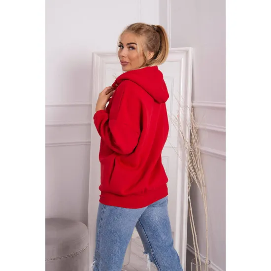 Red jumper for women Kesi 21810