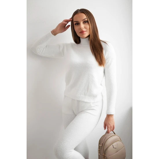 Moteriškas baltos spalvos komplektas Minky 20582