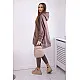 Naisten ruskea rento setti Mocca 27856