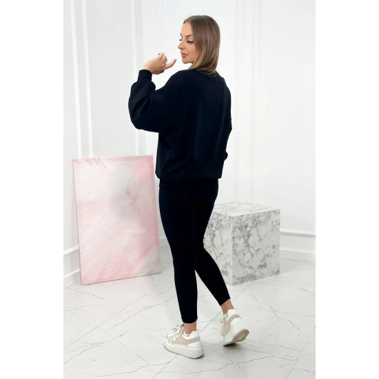 Moteriškas juodas komplektas California 9451