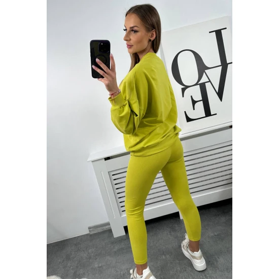 Moteriškas geltonas komplektas California 9451