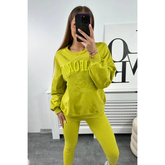 Moteriškas geltonas komplektas California 9451