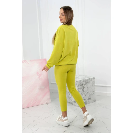 Moteriškas geltonas komplektas California 9451