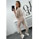 Moteriškas šviesios smėlio spalvos komplektas California 9451
