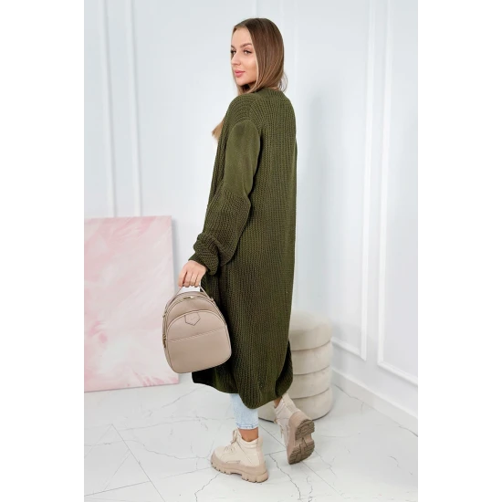 Moteriškas chaki spalvos kardiganas Longy 15416