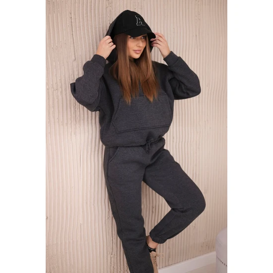 Moteriškas grafito spalvos komplektas Soni 68816