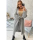 Moteriškas pilkas kardiganas Longy 19349