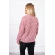 Moteriškas rožinis megztinis Rombas 18764