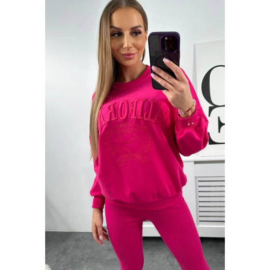 Moteriškas rožinis komplektas California 9451