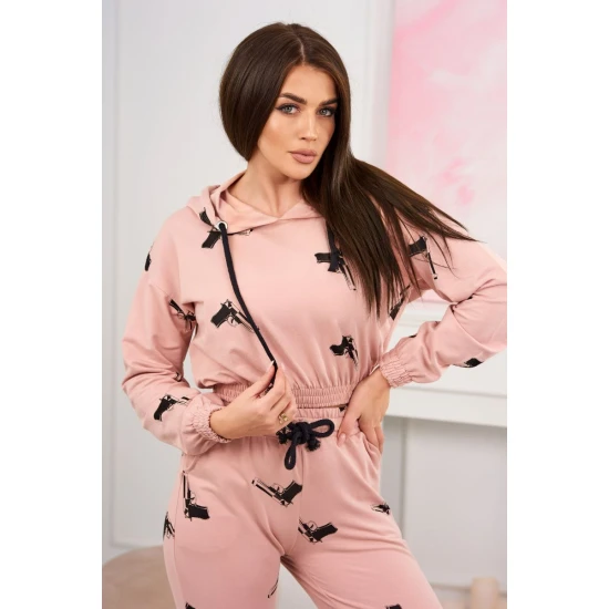 Moteriškas rausvas komplektas Nervous 19783