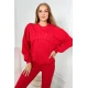 Moteriškas raudonas komplektas California 9451