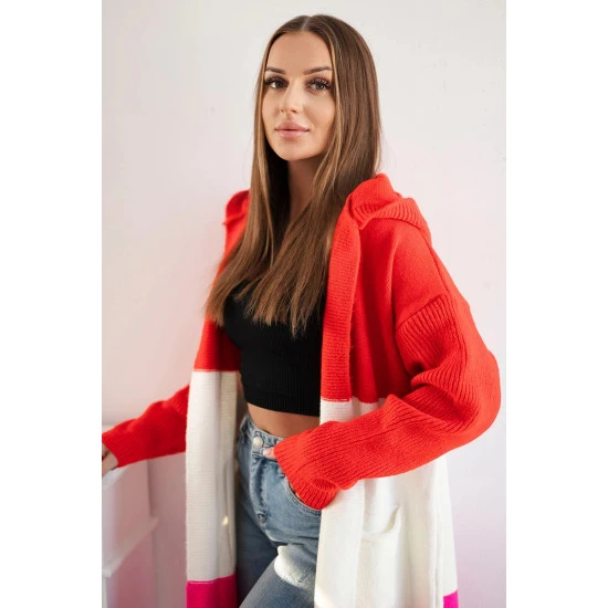 Moteriškas trispalvis kardiganas Mune 24-35