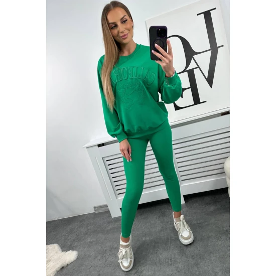 Moteriškas žalias komplektas California 9451