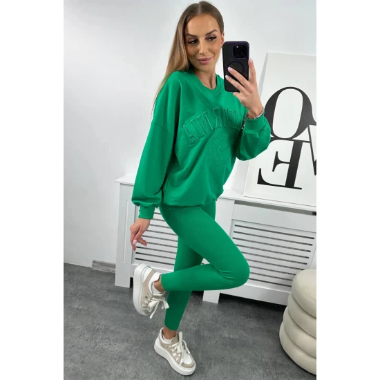 Moteriškas žalias komplektas California 9451