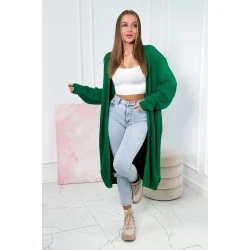 Moteriškas žalias kardiganas Longy