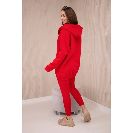 Trijų dalių moteriškas raudonas komplektas Sitin 25744