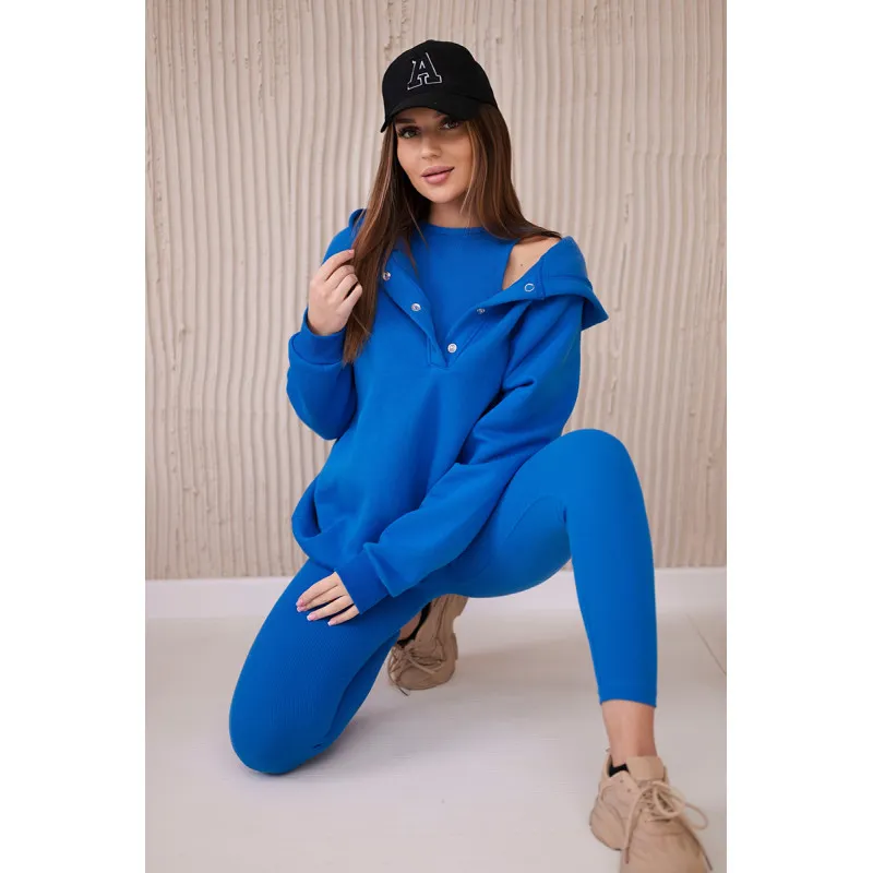 Three-piece ladies blue set Sitin 24345