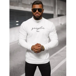 Vyriškas baltas megztinis Gangster