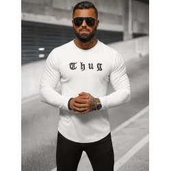 Vyriškas baltas megztinis Hug