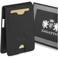 Vyriška maža odinė pinginė Slim