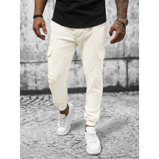 Vyriški gelsvi jogeriai Ecru O/P4051