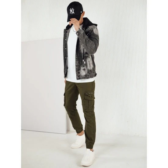 Vyriškos chaki spalvos kelnės Diny UX4178