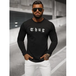 Vyriškas juodas megztinis Hug