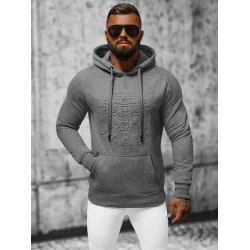 Vyriškas pilkas džemperis Luke