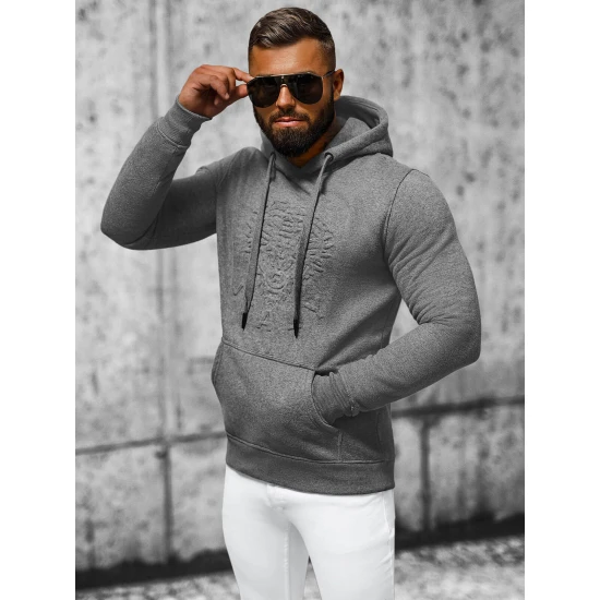 Vyriškas pilkas džemperis Luke NB/MF2012