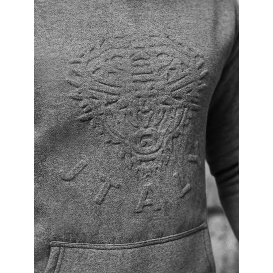 Vyriškas pilkas džemperis Luke NB/MF2012