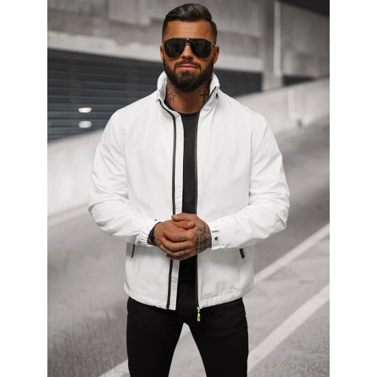 Vyriška plona balta striukė Vind JS/5M3105/281