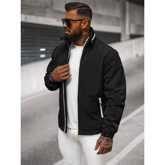 Vyriška plona juoda striukė Vind JS/5M3105/392