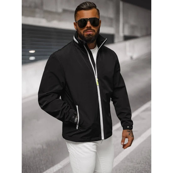 Vyriška plona juoda striukė Vind JS/5M3105/392