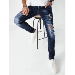 Vyriški mėlyni džinsai  Skull