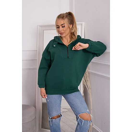 Green jumper for women Kesi 21805