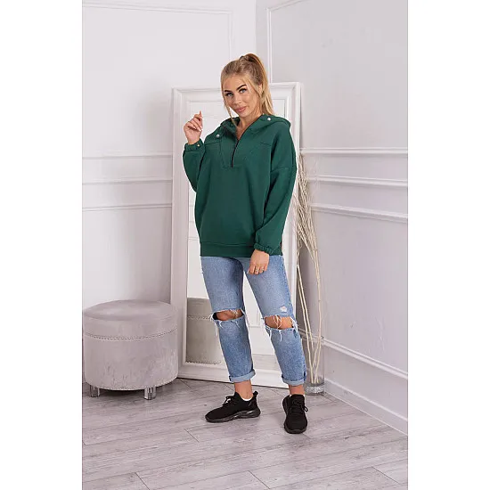 Green jumper for women Kesi 21805