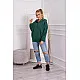 Green jumper for women Kesi 21805
