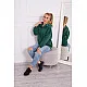 Green jumper for women Kesi 21805