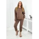 Moteriškas rudas komplektas Copenhagen 25953