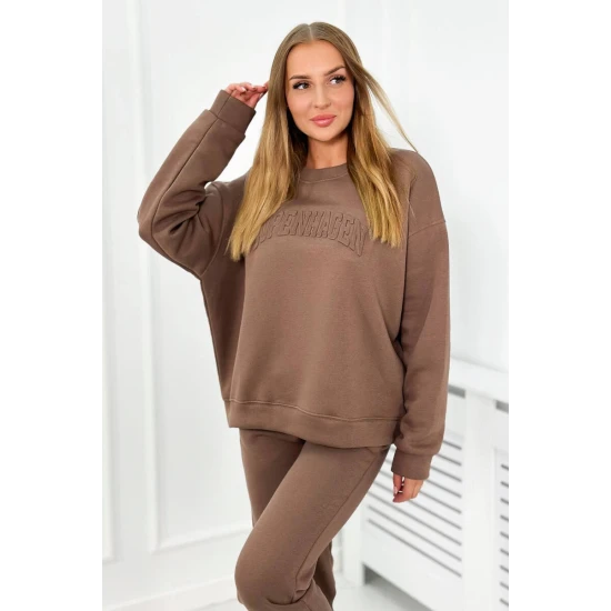 Moteriškas rudas komplektas Copenhagen 25953