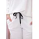 Women's white velour set Softy 27953