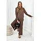 Women's brown set Fiora 25962