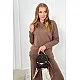 Women's brown set Fiora 25962