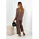 Women's brown set Fiora 25962